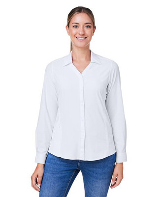 Core365 CE510LW - Ladies Ultra UVP® Long-Sleeve Marina Shirt
