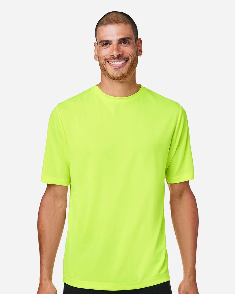 Team 365 TT15 - Men's Zone Performance Mesh T-Shirt - Safety