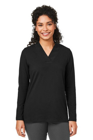 Devon & Jones DP121W - Ladies Raleigh Shawl Collar Knit Top