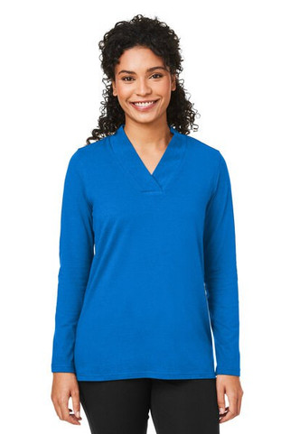Devon & Jones DP121W - Ladies Raleigh Shawl Collar Knit Top