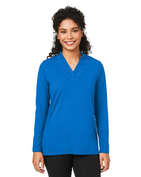 Devon & Jones DP121W - Ladies Raleigh Shawl Collar Knit Top