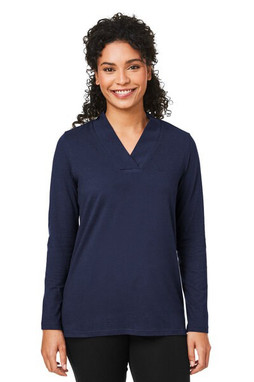 Devon & Jones DP121W - Ladies Raleigh Shawl Collar Knit Top