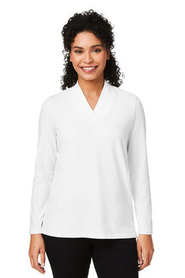 Devon & Jones DP121W - Ladies Raleigh Shawl Collar Knit Top