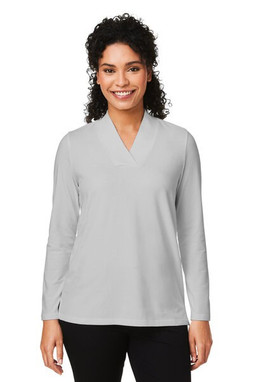 Devon & Jones DP121W - Ladies Raleigh Shawl Collar Knit Top