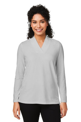 Devon & Jones DP121W - Ladies Raleigh Shawl Collar Knit Top