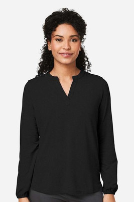 Devon & Jones DP122W - Ladies Raleigh Half-Placket Knit Top