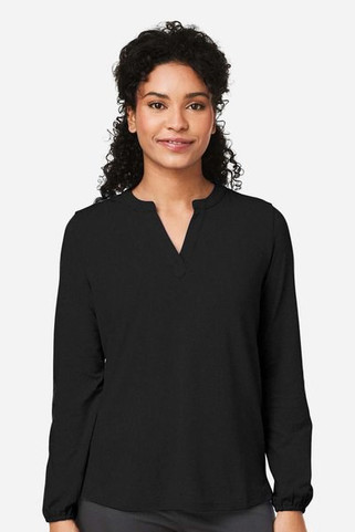 Devon & Jones DP122W - Ladies Raleigh Half-Placket Knit Top