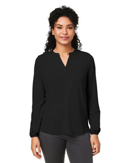 Devon & Jones DP122W - Ladies Raleigh Half-Placket Knit Top