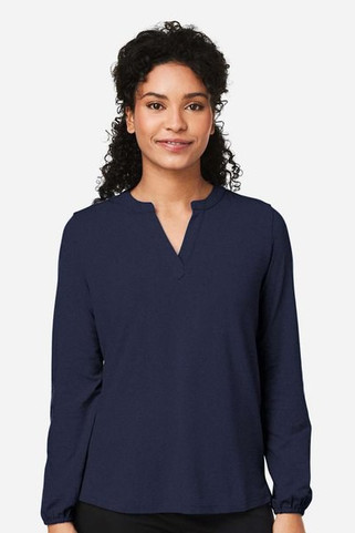 Devon & Jones DP122W - Ladies Raleigh Half-Placket Knit Top