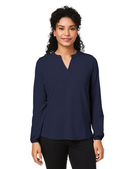 Devon & Jones DP122W - Ladies Raleigh Half-Placket Knit Top