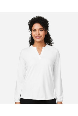 Devon & Jones DP122W - Ladies Raleigh Half-Placket Knit Top