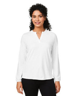 Devon & Jones DP122W - Ladies Raleigh Half-Placket Knit Top