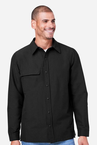 Harriton M72 - Unisex Flex Twill Overshirt