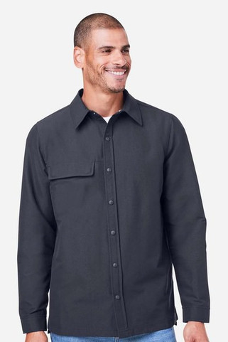 Harriton M72 - Unisex Flex Twill Overshirt