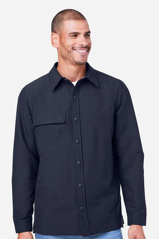 Harriton M72 - Unisex Flex Twill Overshirt