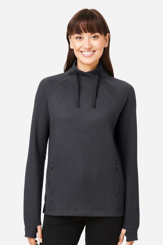 North End NE200W - Ladies Rhythm Waffle Pullover