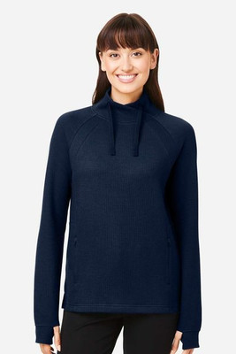 North End NE200W - Ladies Rhythm Waffle Pullover