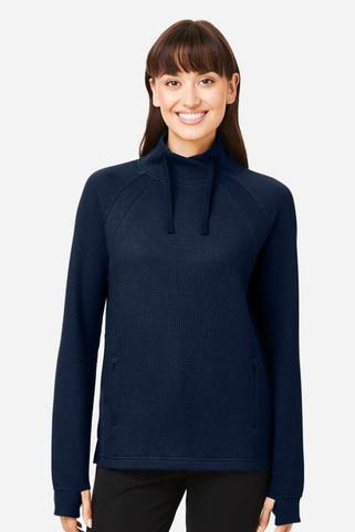 North End NE200W - Ladies Rhythm Waffle Pullover