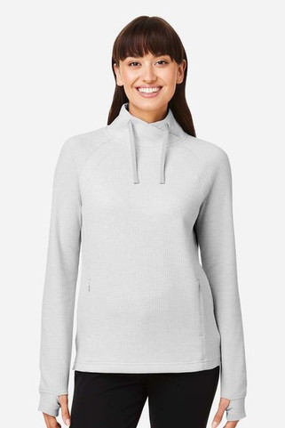 North End NE200W - Ladies Rhythm Waffle Pullover
