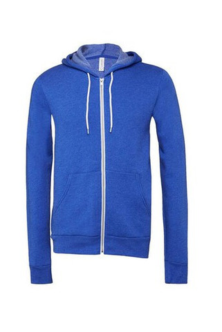 Bella+Canvas BE3739 - UNISEX ZIP-UP POLYCOTTON FLEECE HOODIE