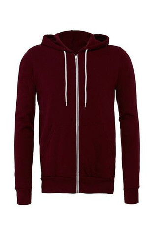Bella+Canvas BE3739 - UNISEX ZIP-UP POLYCOTTON FLEECE HOODIE