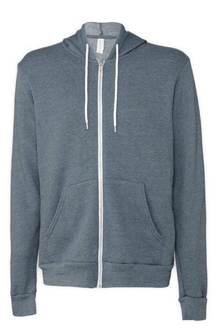 Bella+Canvas BE3739 - UNISEX ZIP-UP POLYCOTTON FLEECE HOODIE