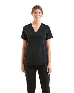 Onna By Premier NN310 - Ladies Invincible V-Neck Stretch Scrub Top