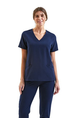 Onna By Premier NN310 - Ladies Invincible V-Neck Stretch Scrub Top