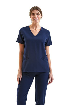 Onna By Premier NN310 - Ladies Invincible V-Neck Stretch Scrub Top