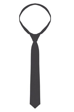 KARLOWSKY KYAK2 - Classic plain coloured tie