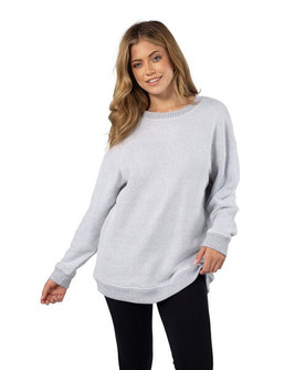 chicka-d 2121 - Ladies Warm Up Crew Sweatshirt