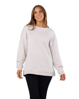 chicka-d 2121 - Ladies Warm Up Crew Sweatshirt