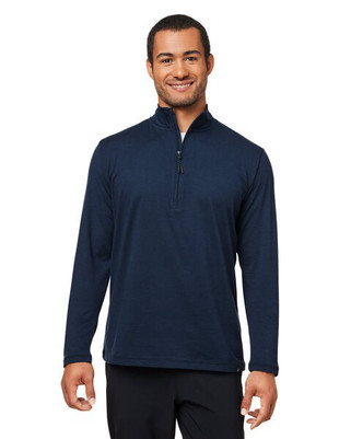 Glyder MDP1772 - Mens Marbled Jersey Fairway Quarter-Zip