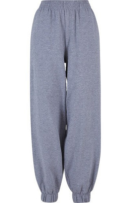 BUILD YOUR BRAND BY265 - LADIES HIGH WAIST BALLON SWEAT PANTS
