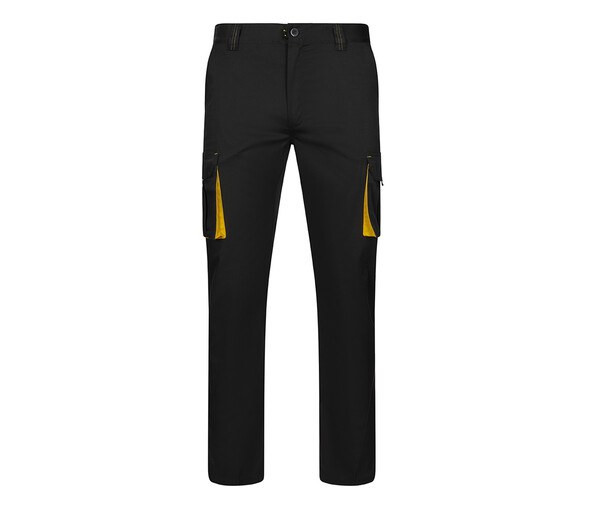 VELILLA V3024S - Two-tone multi-pocket stretch trousers