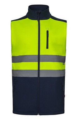 VELILLA V35906 - TWO-TONE SOFTSHELL VEST