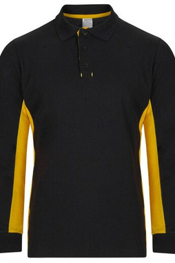 VELILLA V5514 - Two-Tone Polo Shirt Long Sleeves