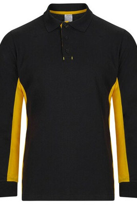 VELILLA V5514 - Two-Tone Polo Shirt Long Sleeves