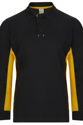 VELILLA V5514 - Two-Tone Polo Shirt Long Sleeves