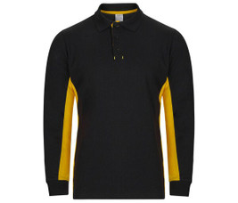 VELILLA V5514 - Two-Tone Polo Shirt Long Sleeves