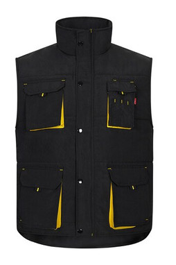 VELILLA V5902 - GILET MATELASSÉ BICOLORE MULTI-POCHES