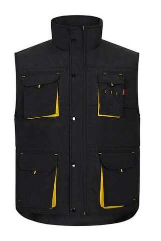 VELILLA V5902 - GILET MATELASSÉ BICOLORE MULTI-POCHES