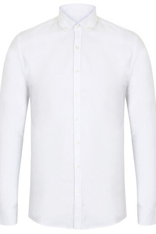 HENBURY HY512S - Oxford Hemd Slimfür Herren