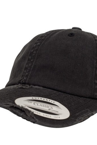 FLEXFIT 6245DC - Stilvolle Zerstörte Baumwollkappe mit Metallverschluss