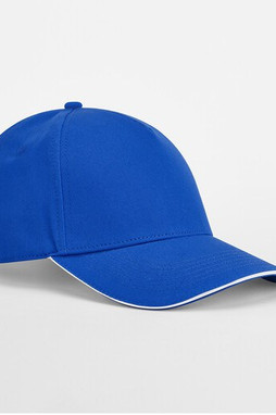 BEECHFIELD BF825C - Eco-Friendly Organic Cotton 5 Panel Cap with Contrast Peak