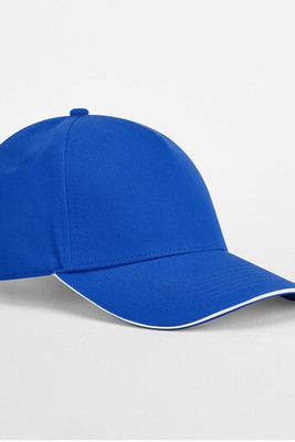 BEECHFIELD BF825C - Eco-Friendly Organic Cotton 5 Panel Cap with Contrast Peak