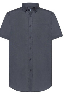 JHK JK611 - Elegant Men's Short Sleeve Poplin Shirt