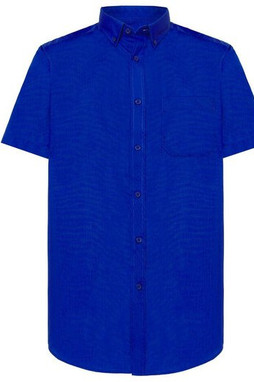 JHK JK611 - Elegant Mens Short Sleeve Poplin Shirt