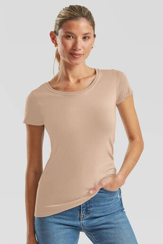 FRUIT OF THE LOOM SC200L - T-shirt Femme Confort Coton Doux