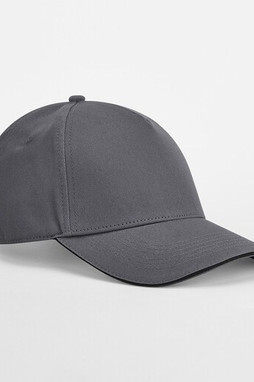 BEECHFIELD BF825C - Eco-Friendly Organic Cotton 5 Panel Cap with Contrast Peak